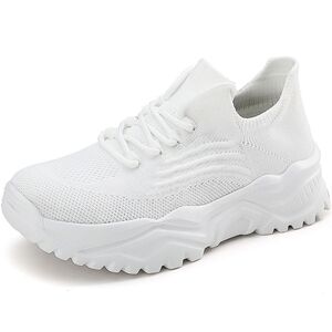 Women's White Athletic Sneakers